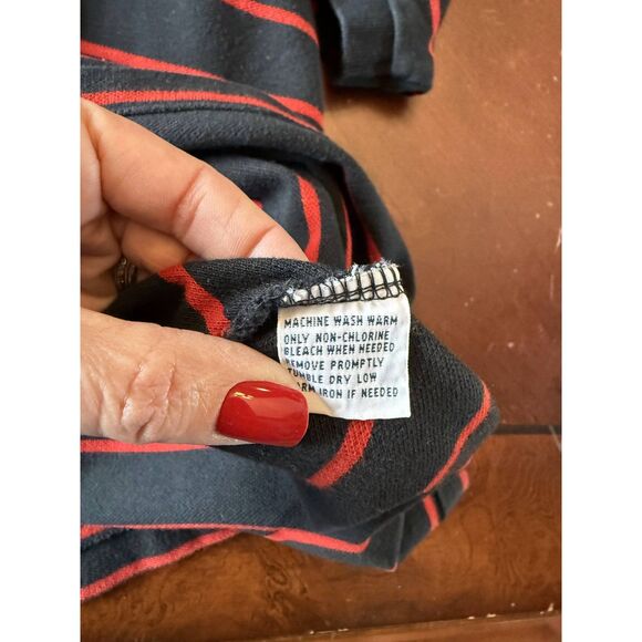 Polo Ralph Lauren Short Sleeve Polo 3XLT Big & Tall Black Red Stripe 100% Cotton - Picture 3 of 4